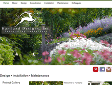 Tablet Screenshot of hartlanddesignsinc.com